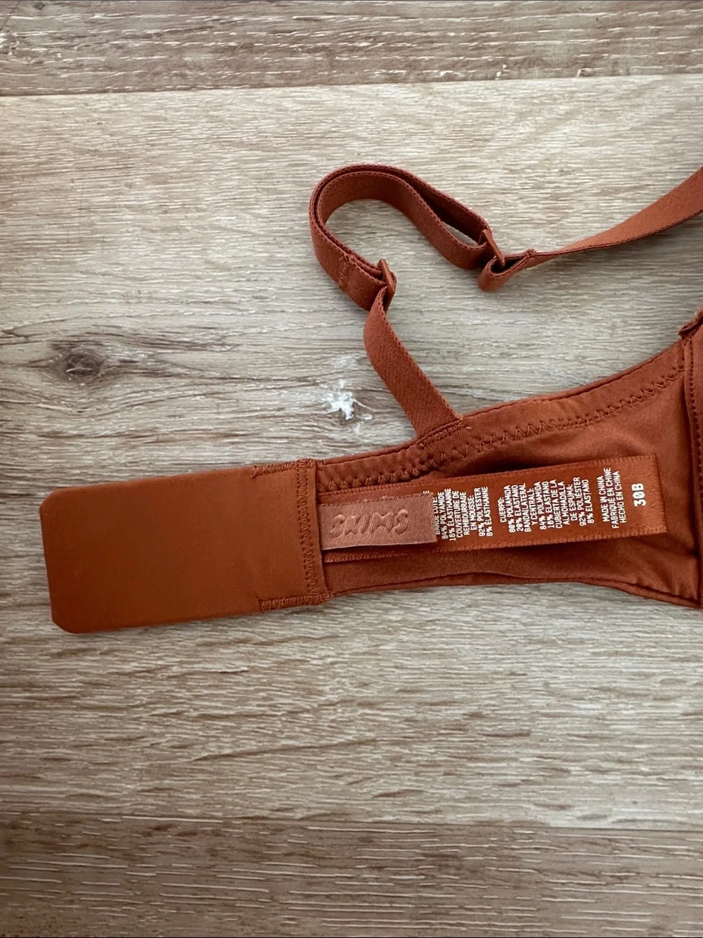 Rust Orange/ Bronze SKIMS Wireless Bra - Women’s 30B - Picture 10 of 12